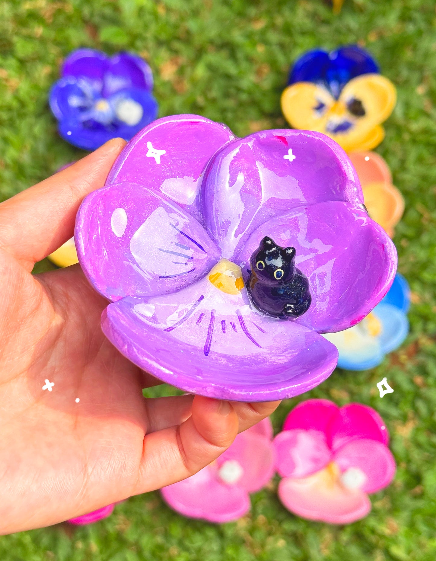 Flower Trinket Plates