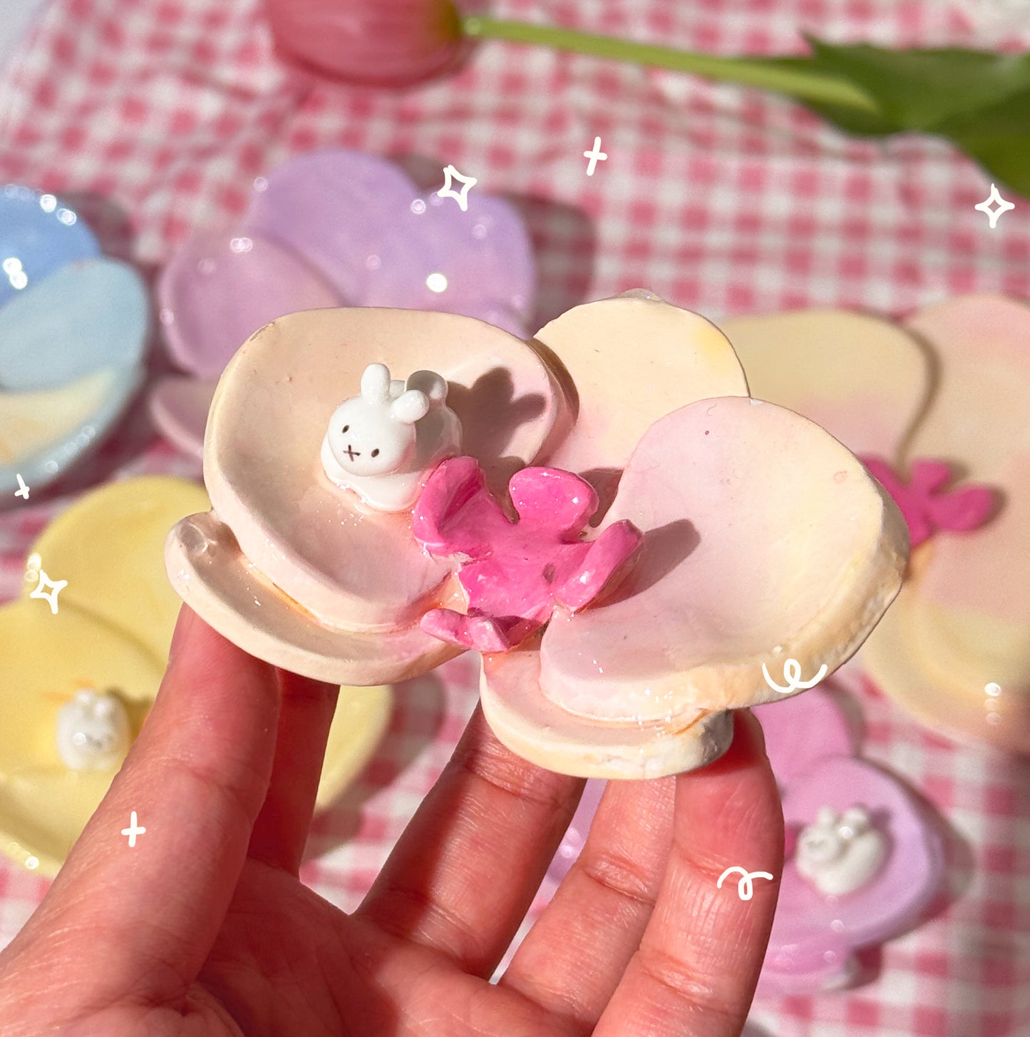 Flower Trinket Plates 2