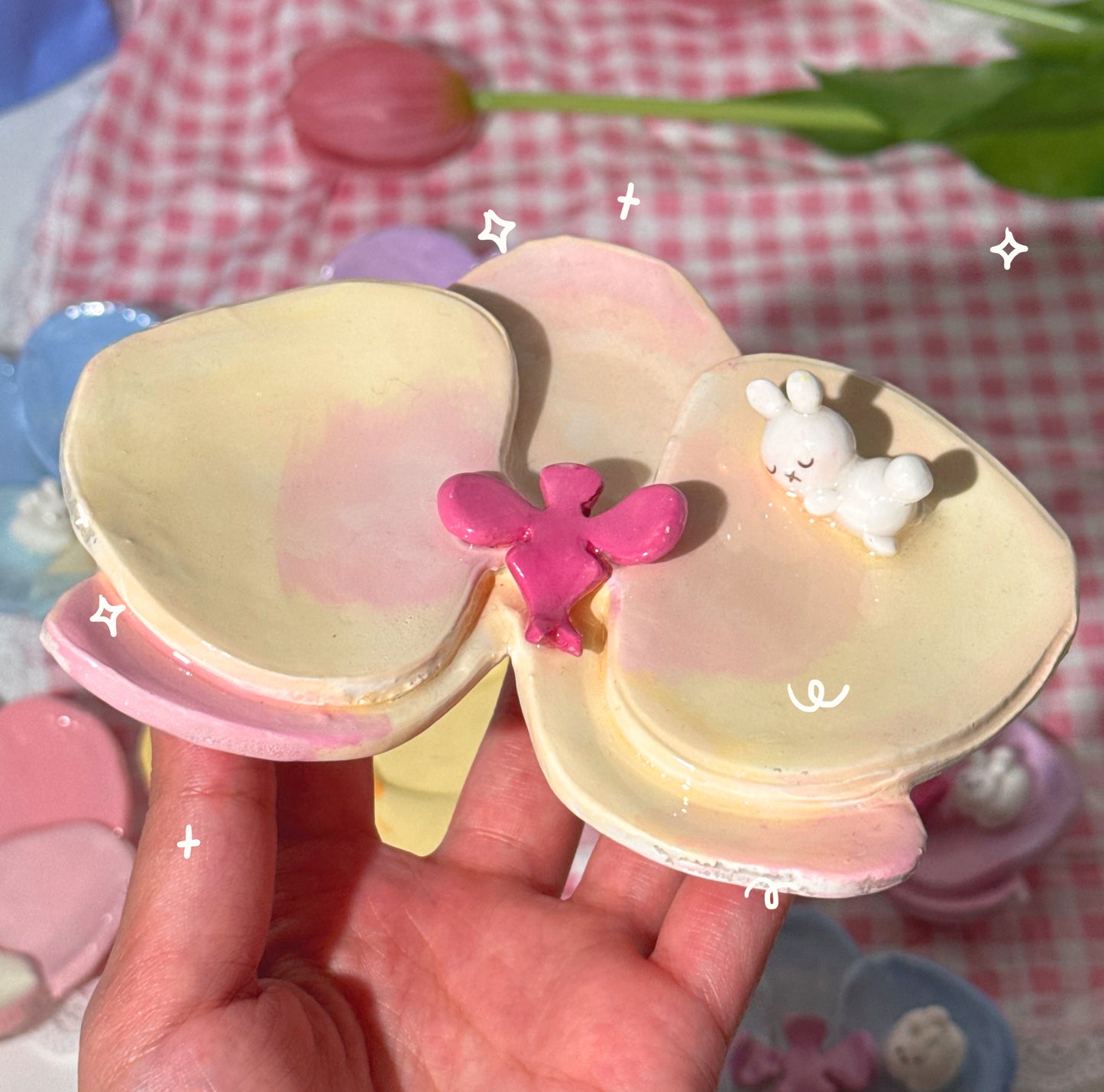 Flower Trinket Plates 2