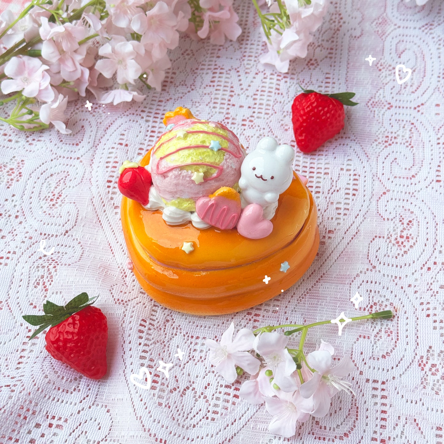 Pancake Ice Cream Trinket Boxes