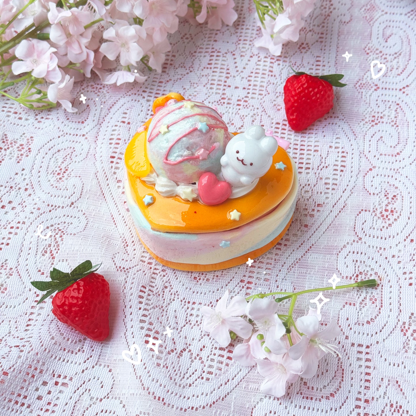 Rainbow Ice Cream Trinket Boxes