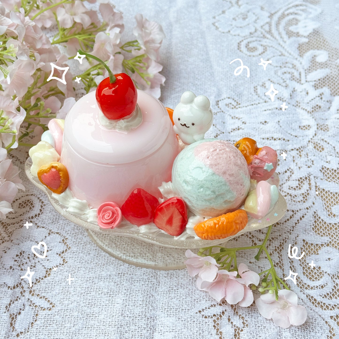 Large Pudding Parfait Trinket Boxes