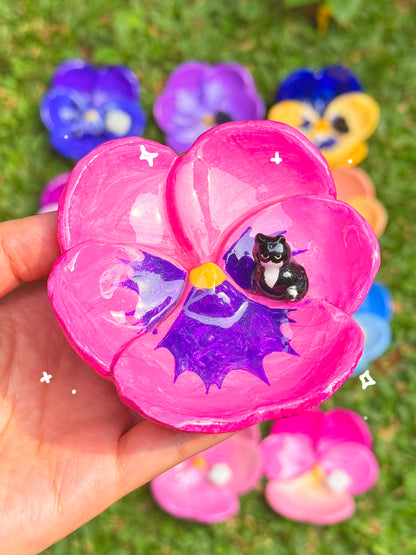 Flower Trinket Plates