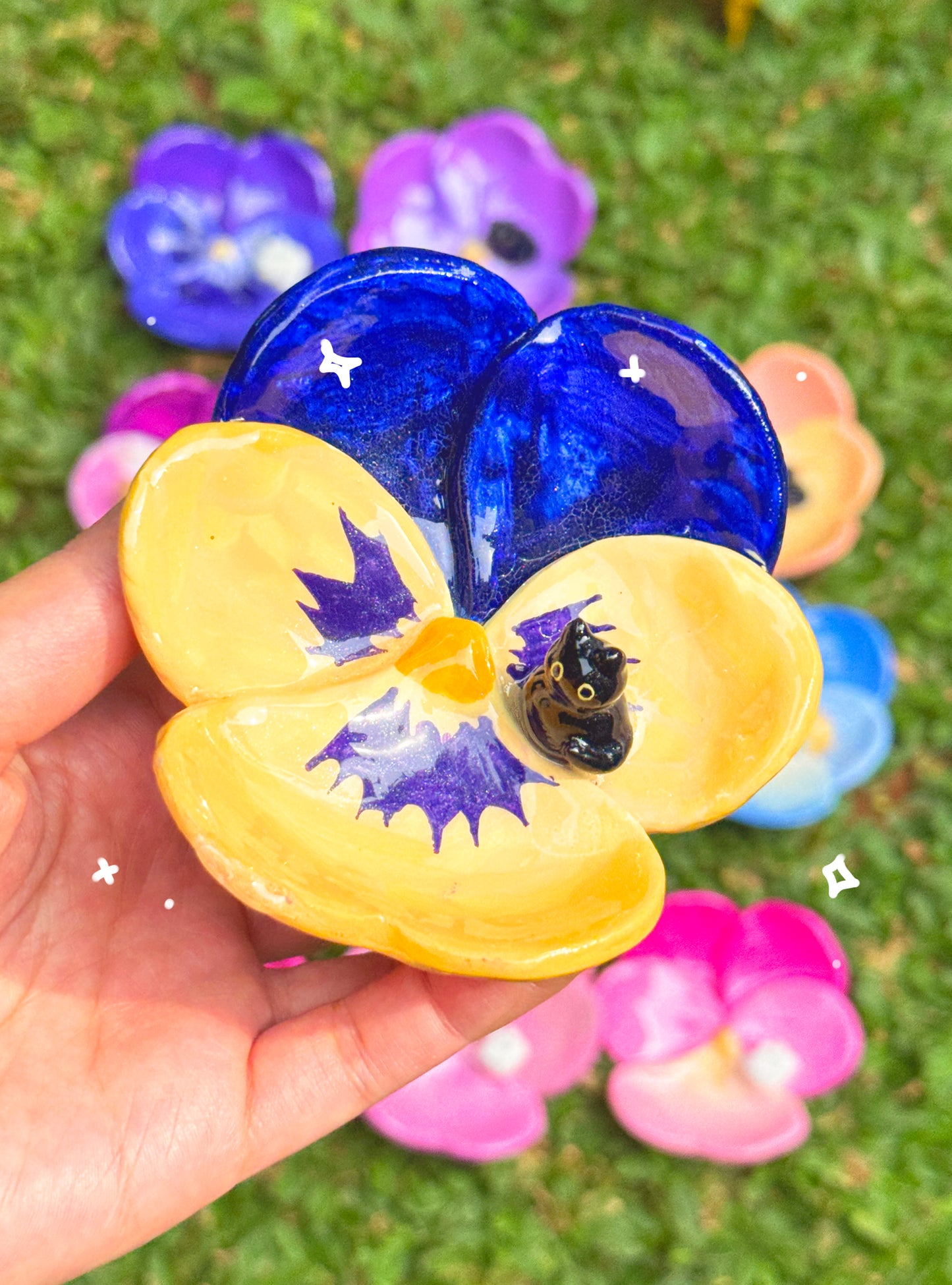 Flower Trinket Plates