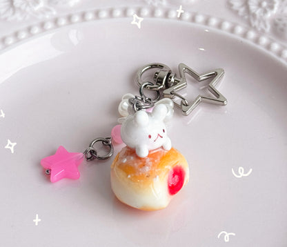 Strawberry Bread Keychains
