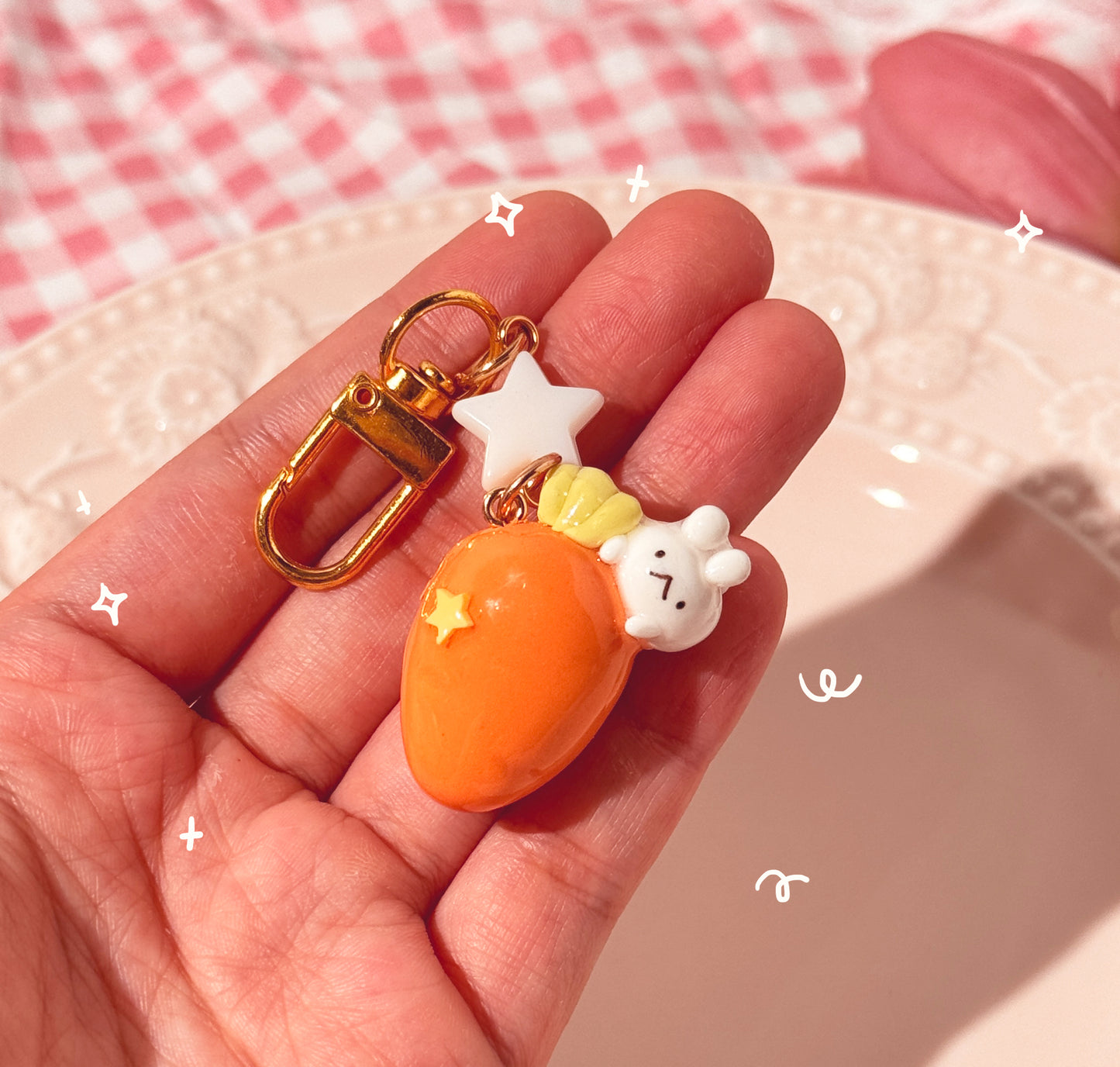 Fruit and Veggie Keychains