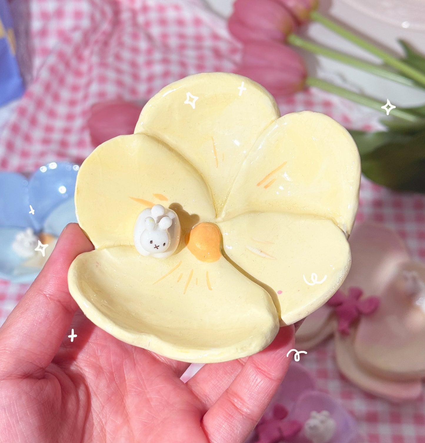 Flower Trinket Plates 2