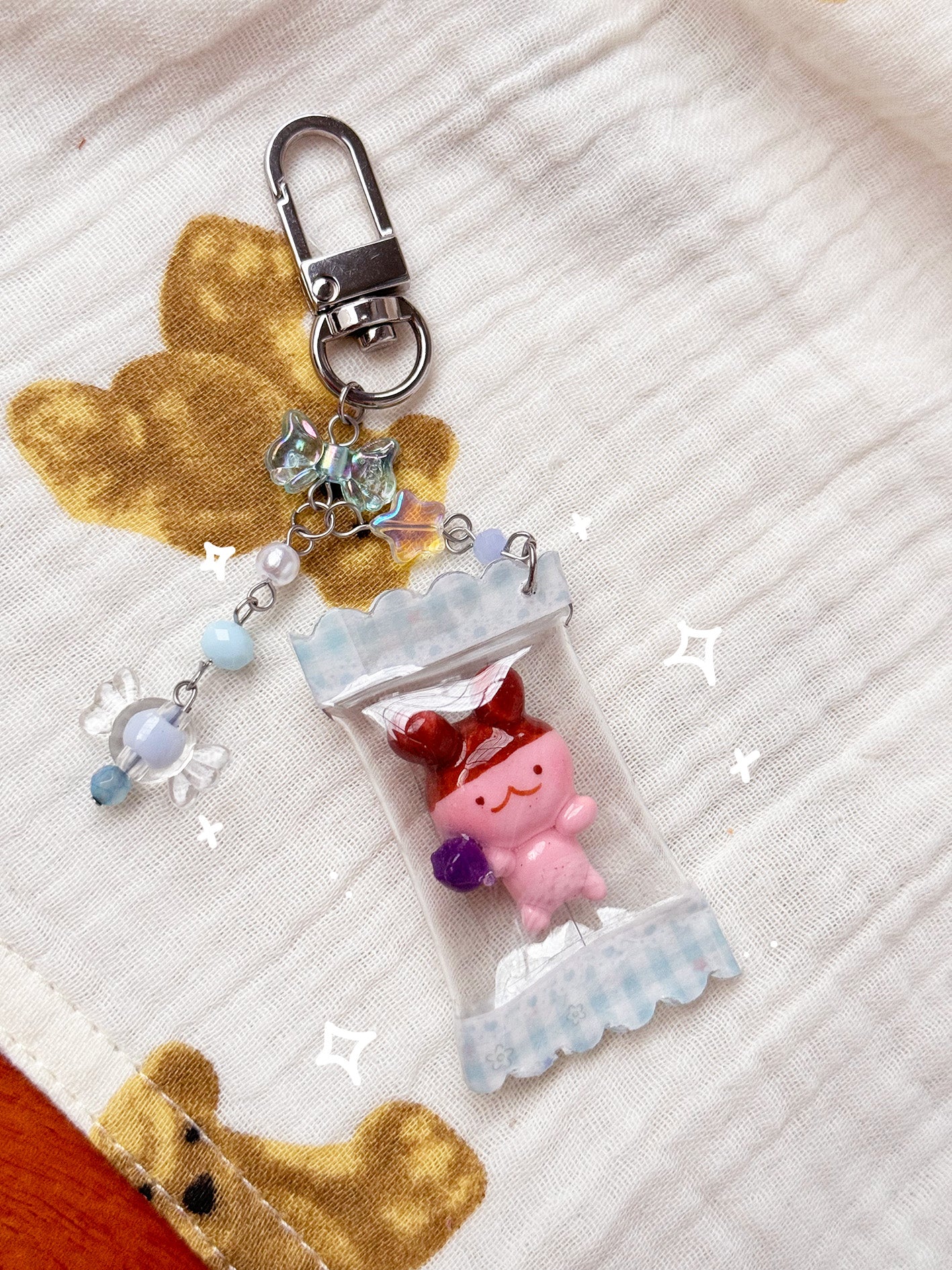 Apollo Blueberry Candy Wrap Charms