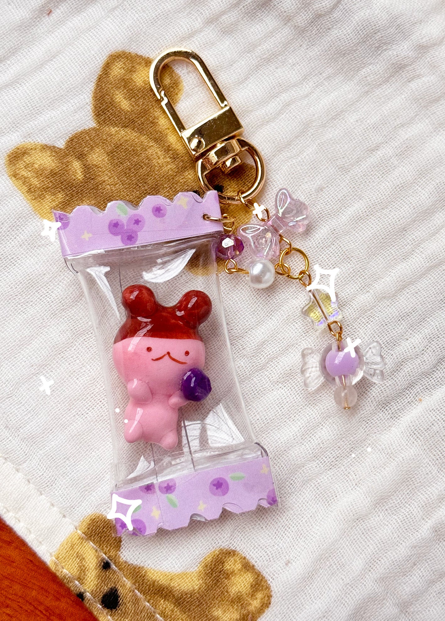 Apollo Blueberry Candy Wrap Charms