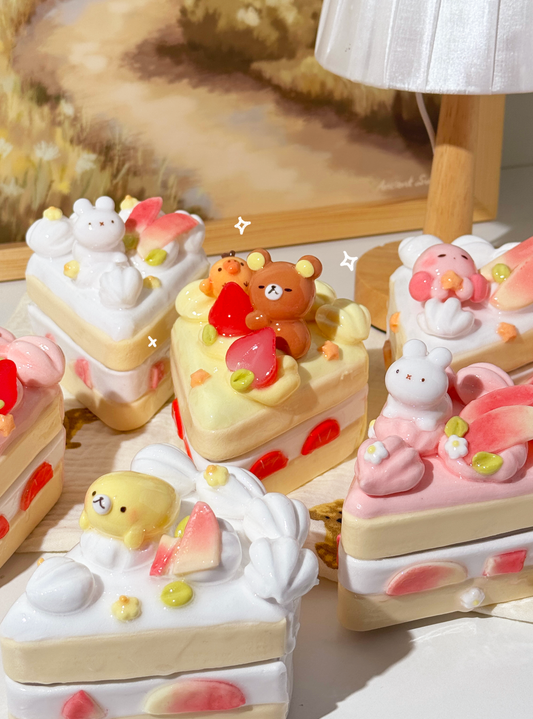Sliced Strawberry Cake Jewelry Boxes
