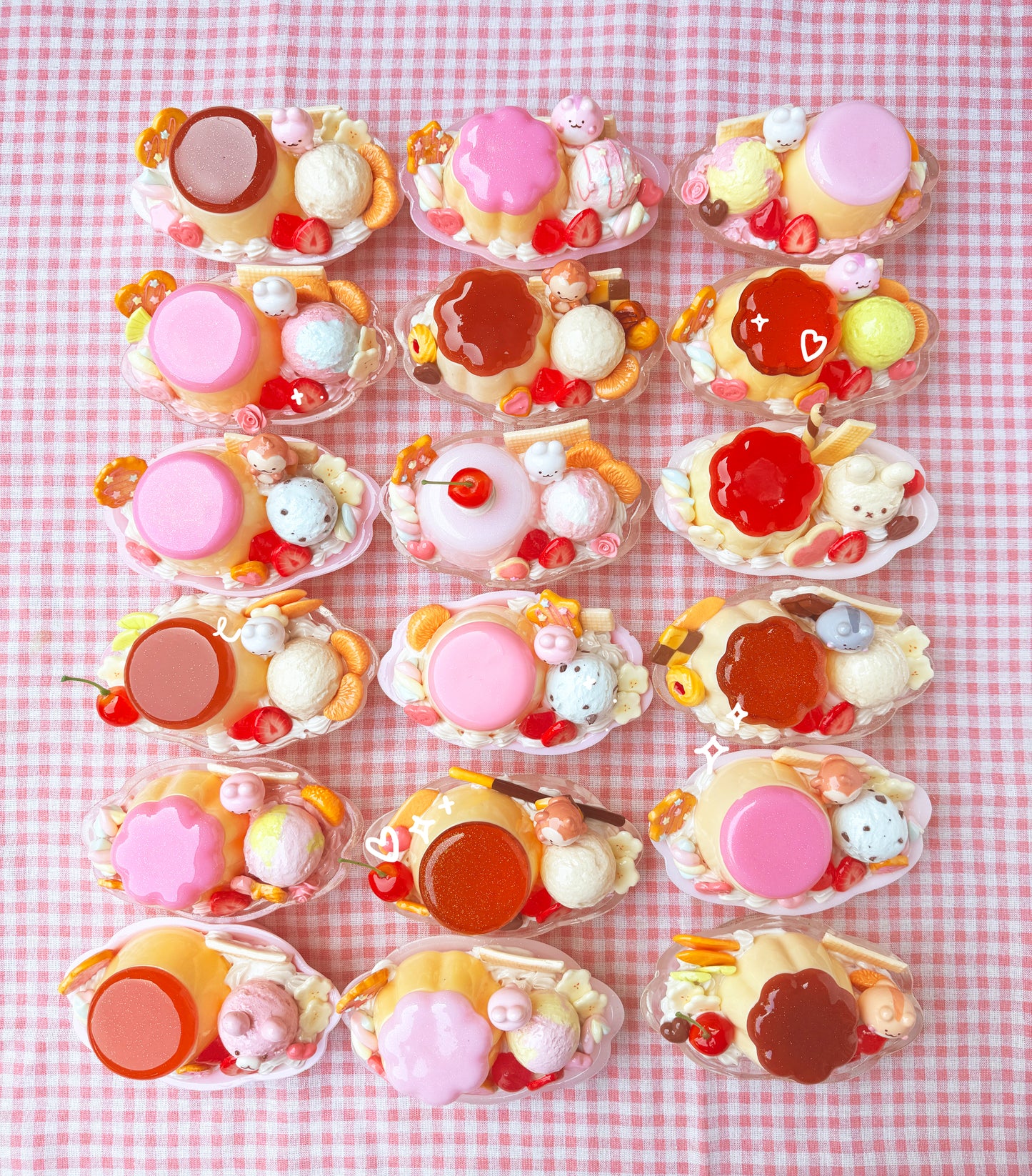 Large Pudding Parfait Trinket Boxes