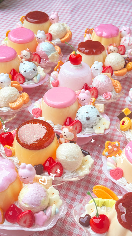 Large Pudding Parfait Trinket Boxes
