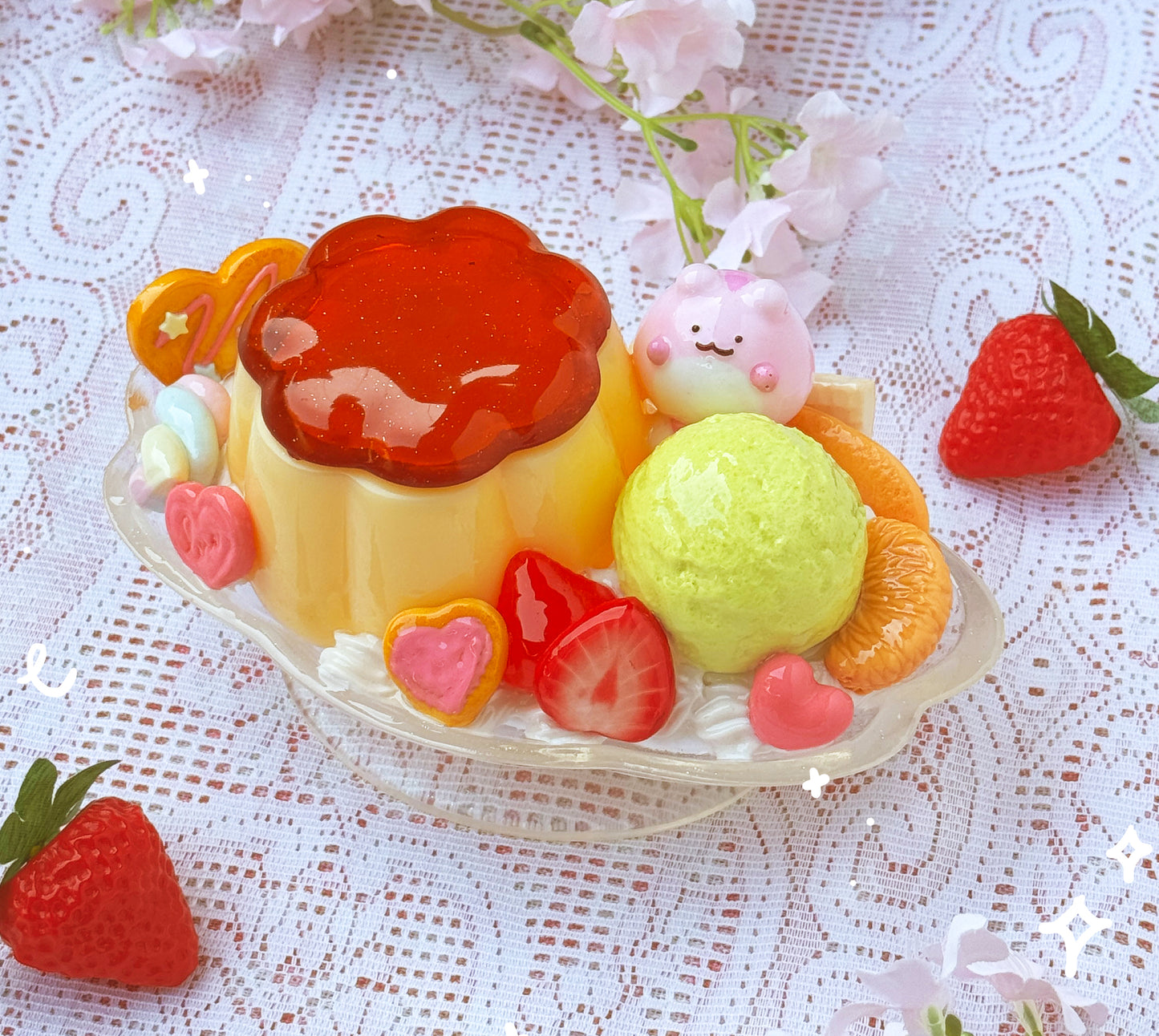 Large Pudding Parfait Trinket Boxes