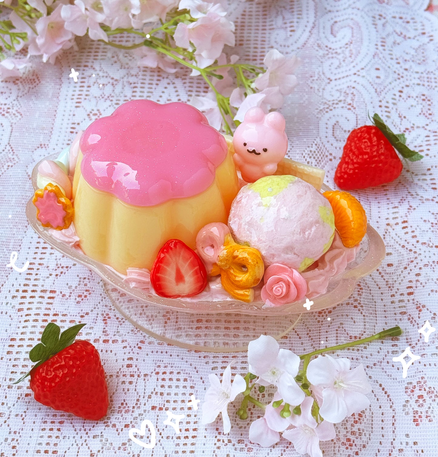 Large Pudding Parfait Trinket Boxes
