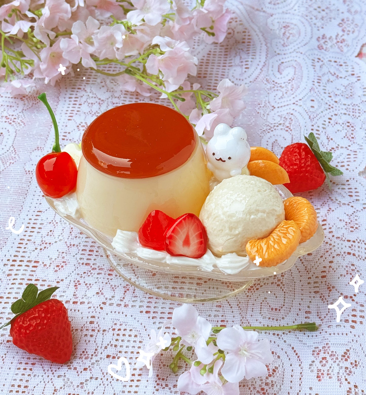 Large Pudding Parfait Trinket Boxes