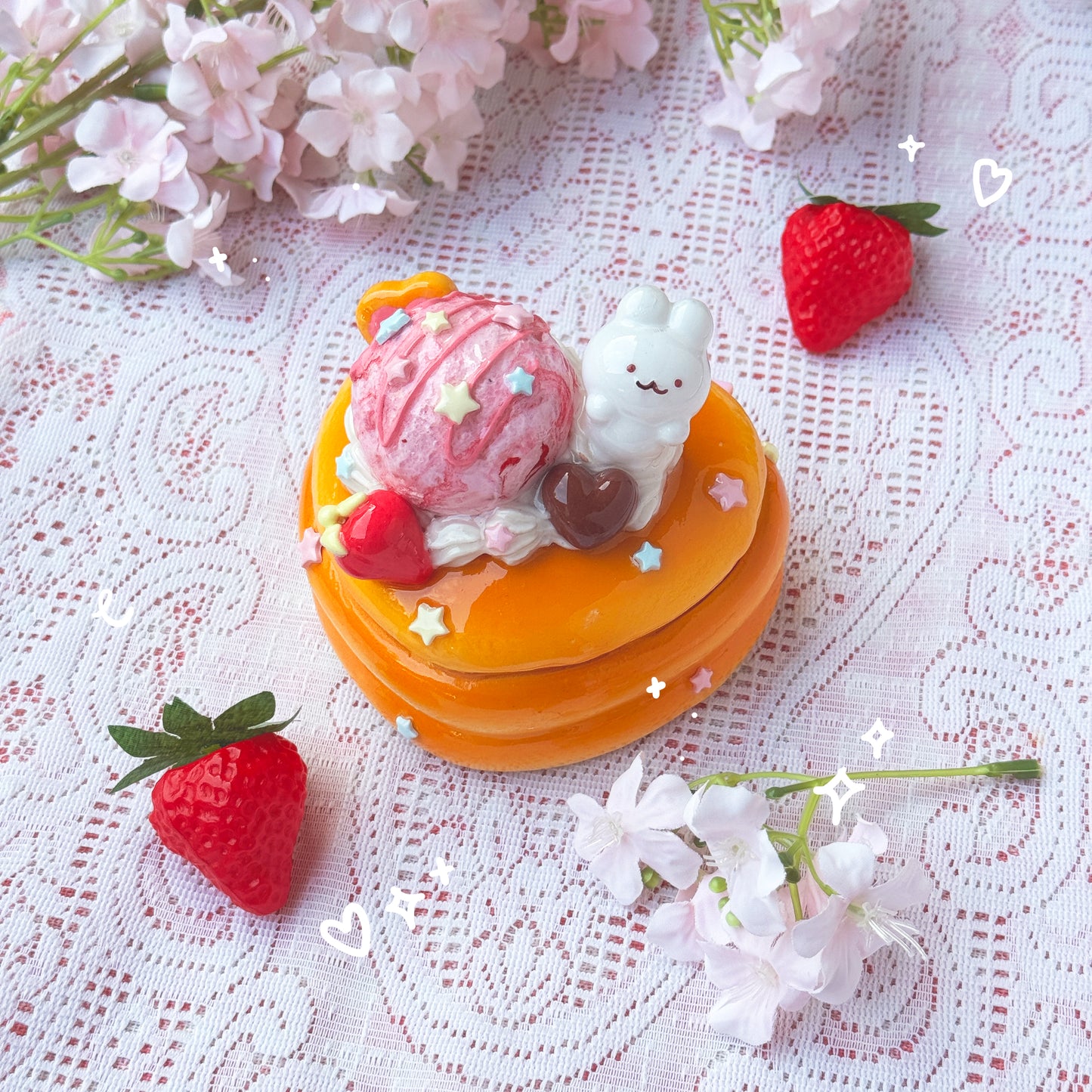 Pancake Ice Cream Trinket Boxes