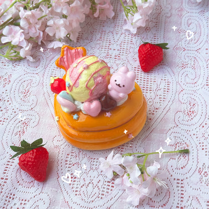 Pancake Ice Cream Trinket Boxes