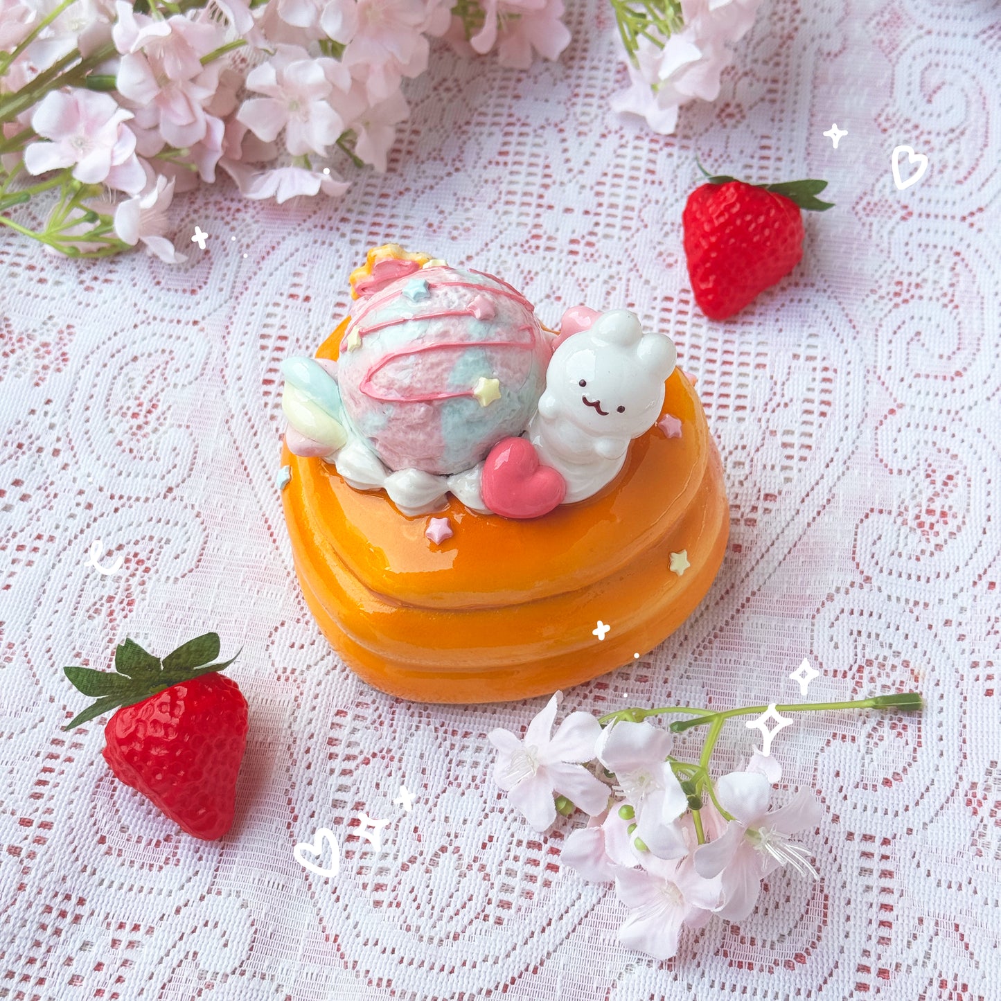 Pancake Ice Cream Trinket Boxes