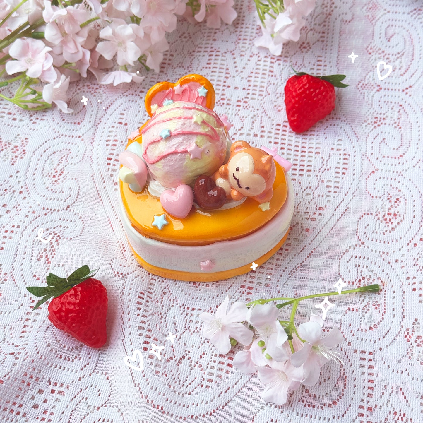 Rainbow Ice Cream Trinket Boxes