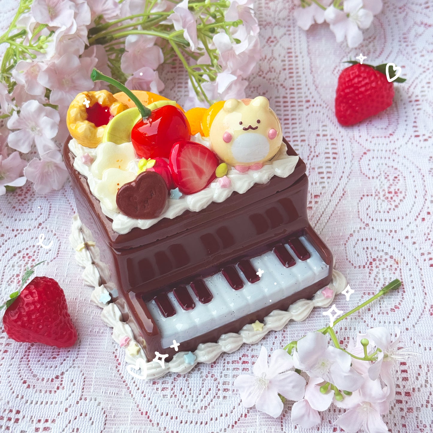 Piano Cake Trinket Boxes