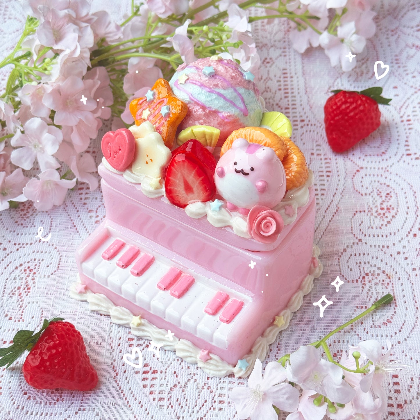 Piano Cake Trinket Boxes