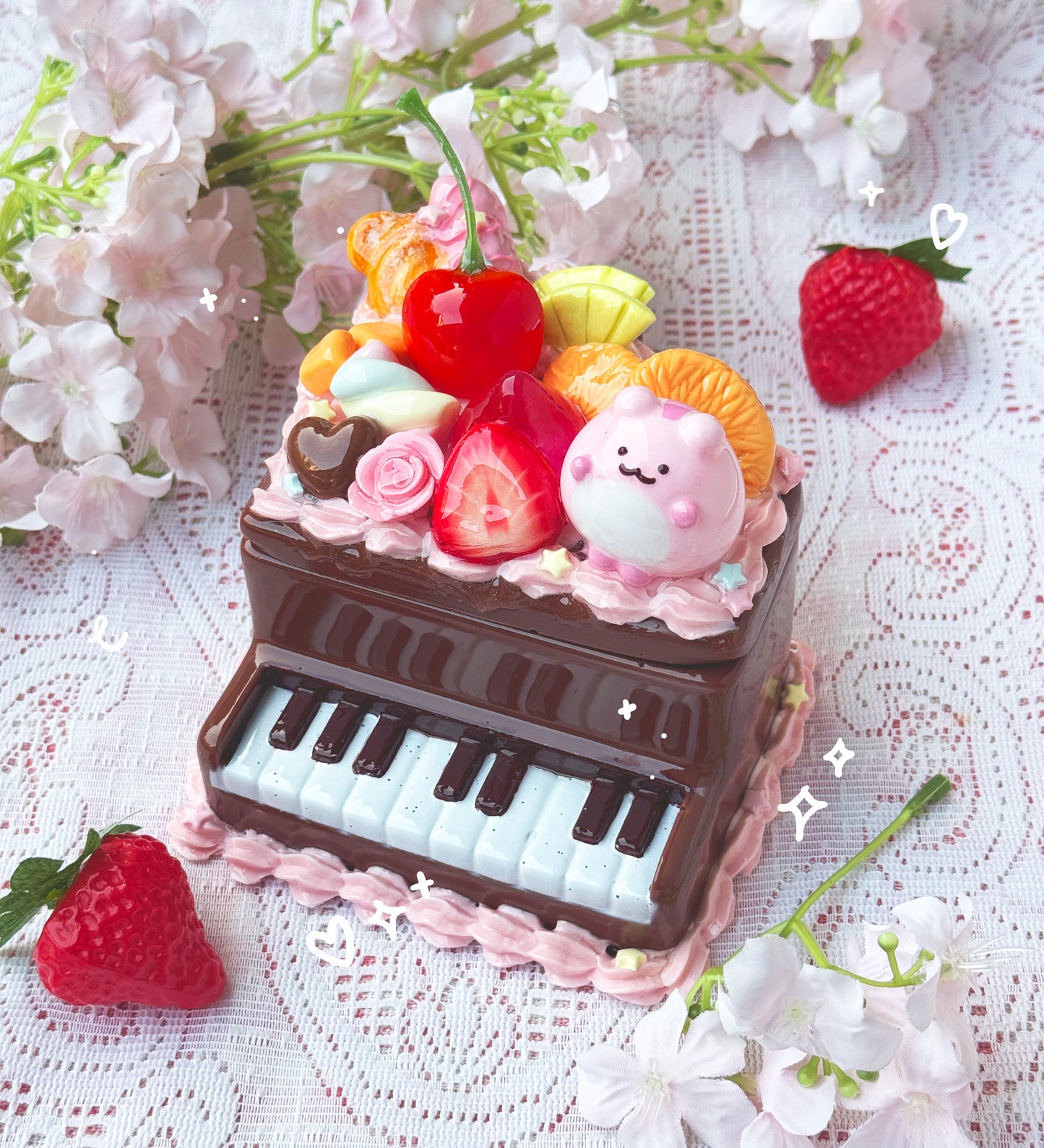 Piano Cake Trinket Boxes