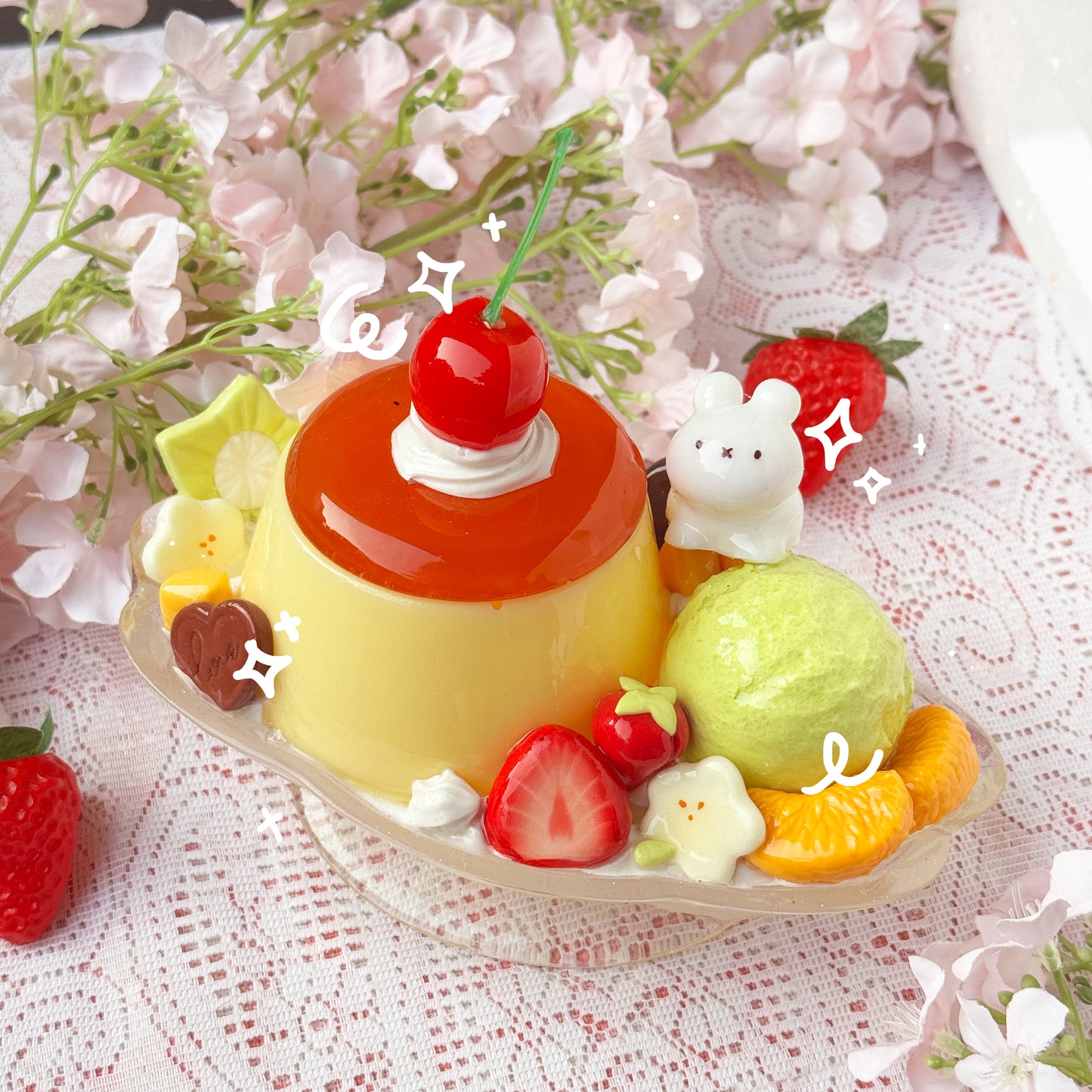 Large Pudding Parfait Trinket Boxes