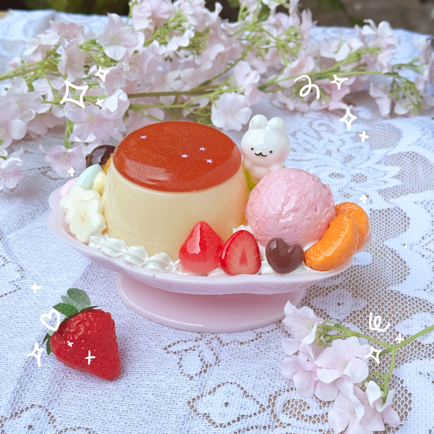 Large Pudding Parfait Trinket Boxes