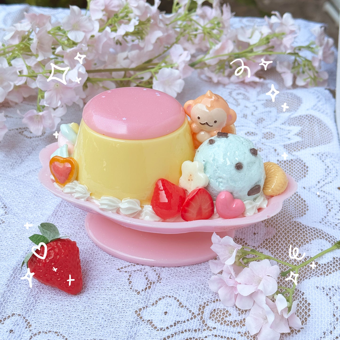 Large Pudding Parfait Trinket Boxes