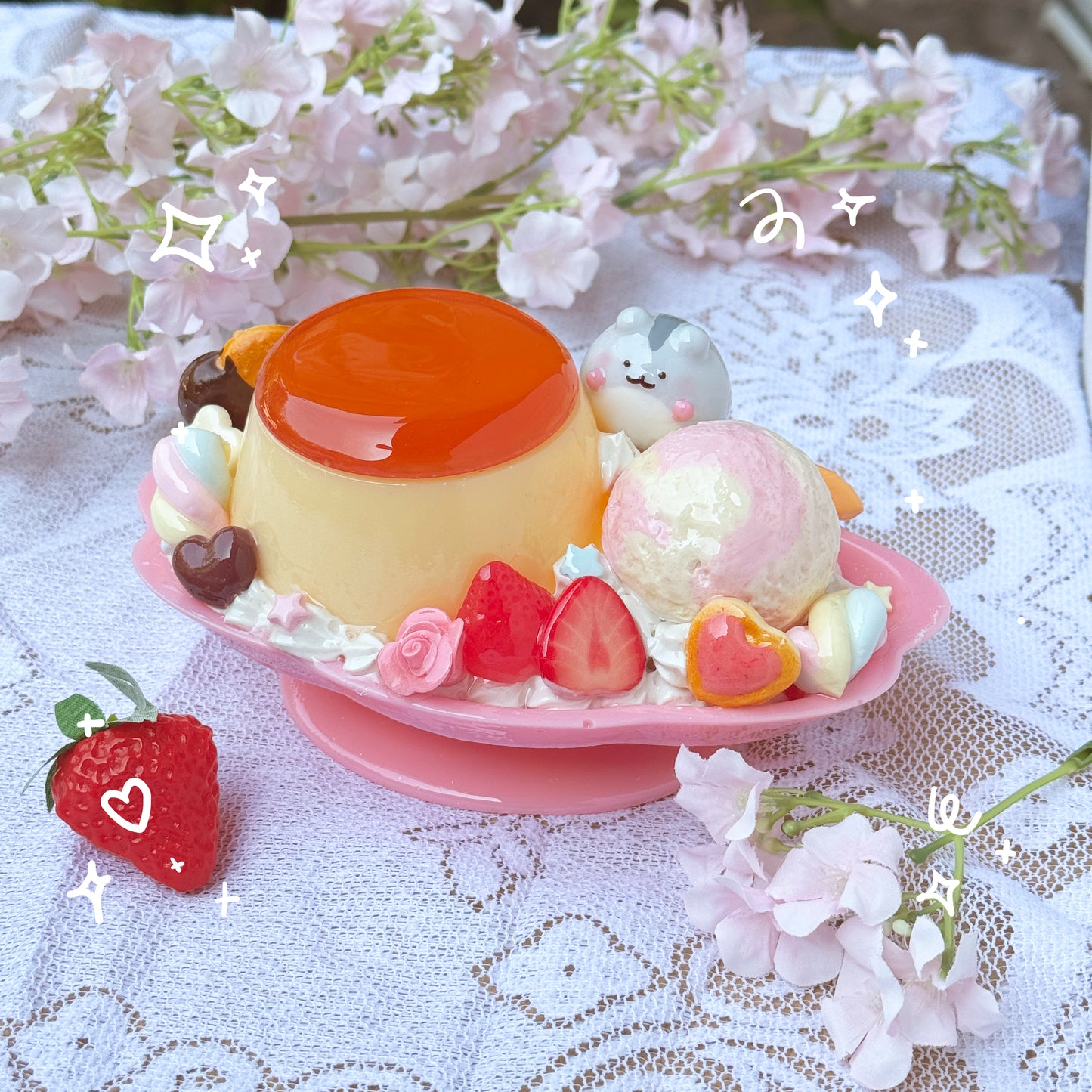 Large Pudding Parfait Trinket Boxes