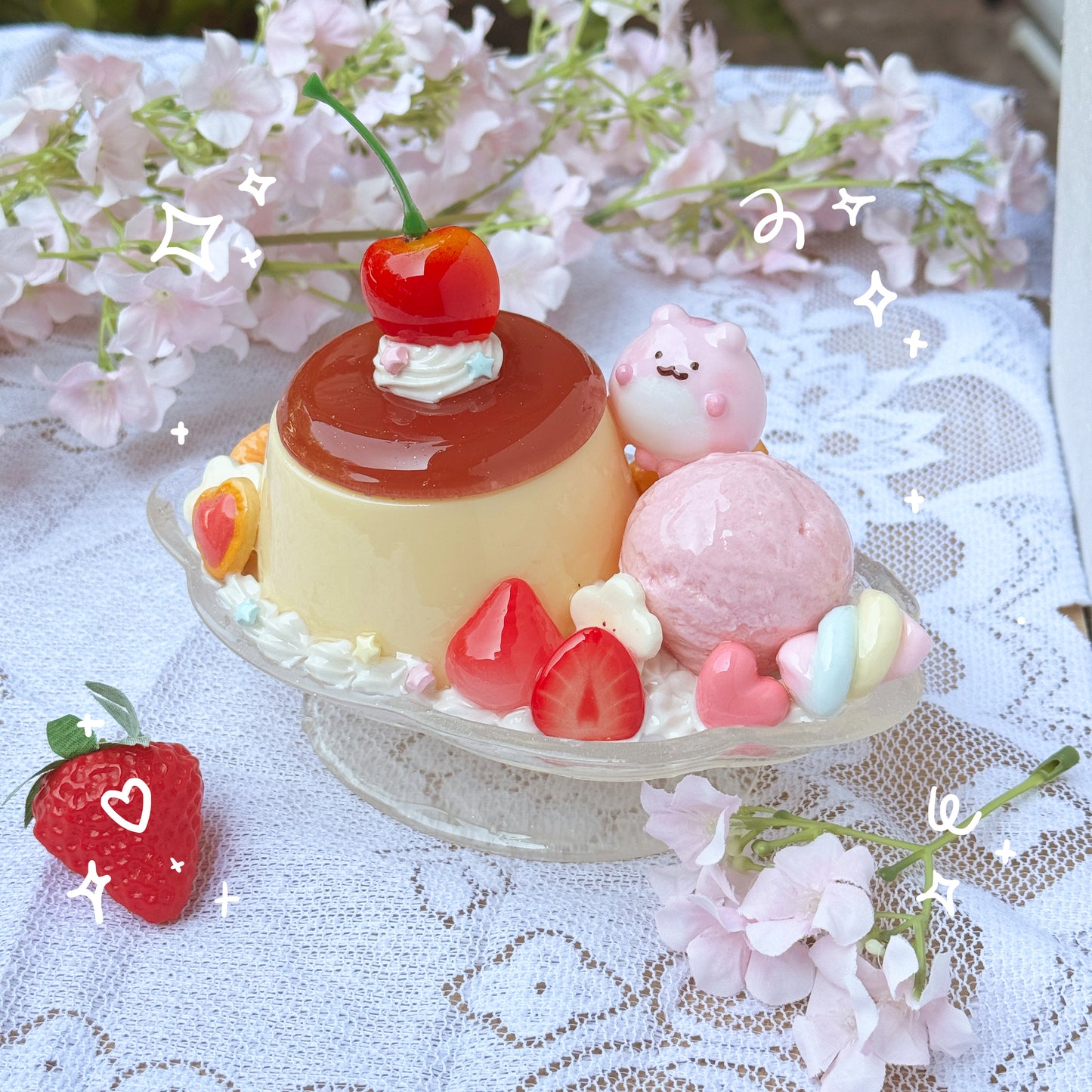 Large Pudding Parfait Trinket Boxes