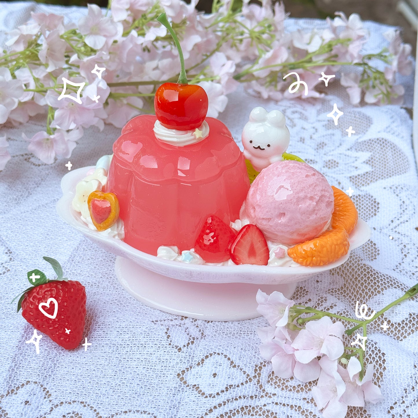 Large Pudding Parfait Trinket Boxes