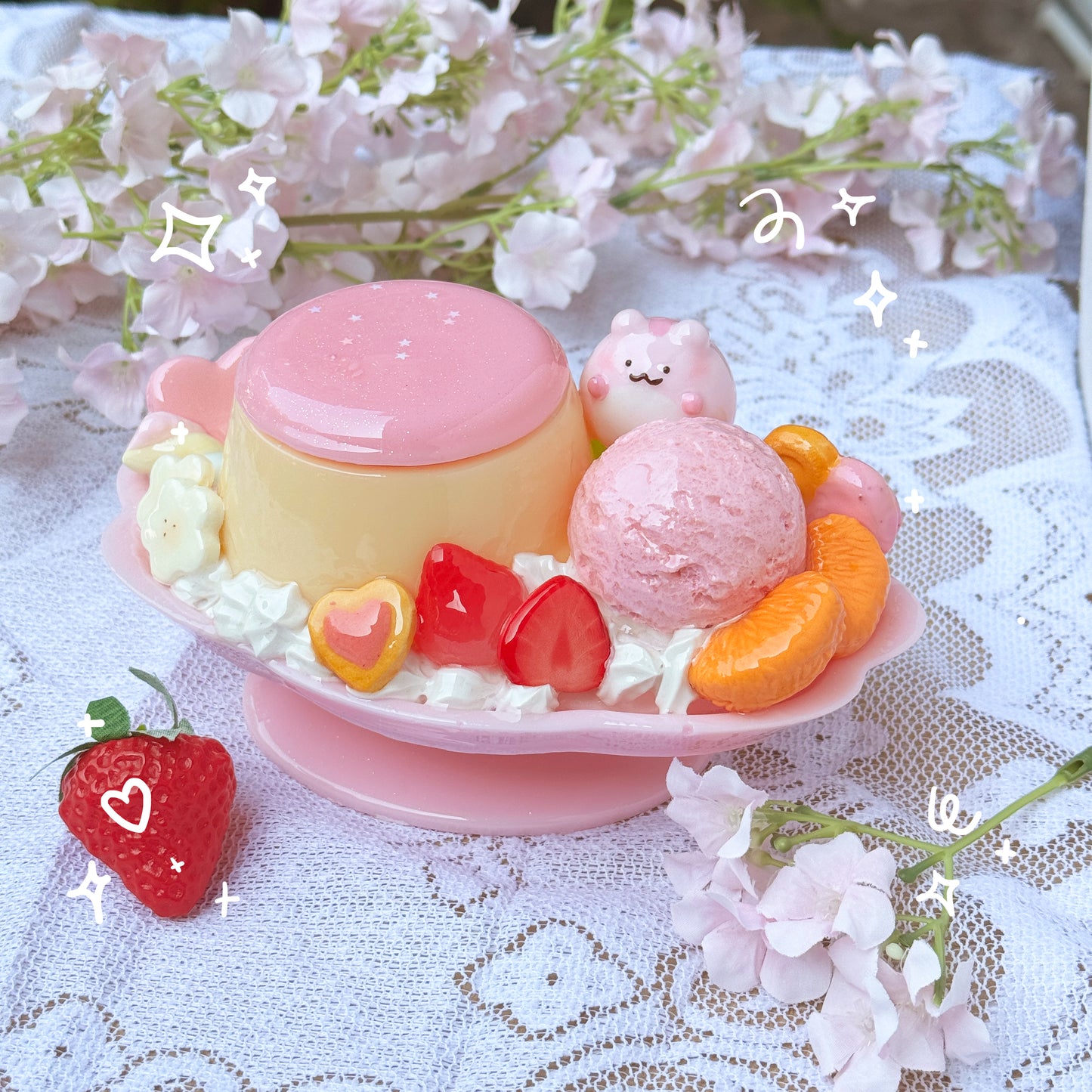 Large Pudding Parfait Trinket Boxes