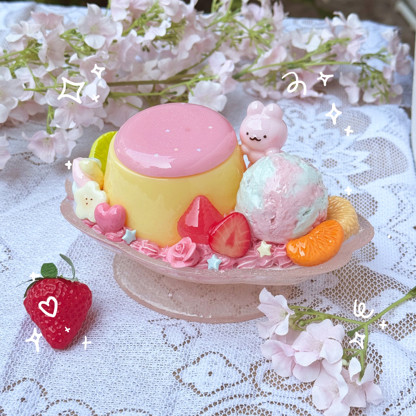 Large Pudding Parfait Trinket Boxes
