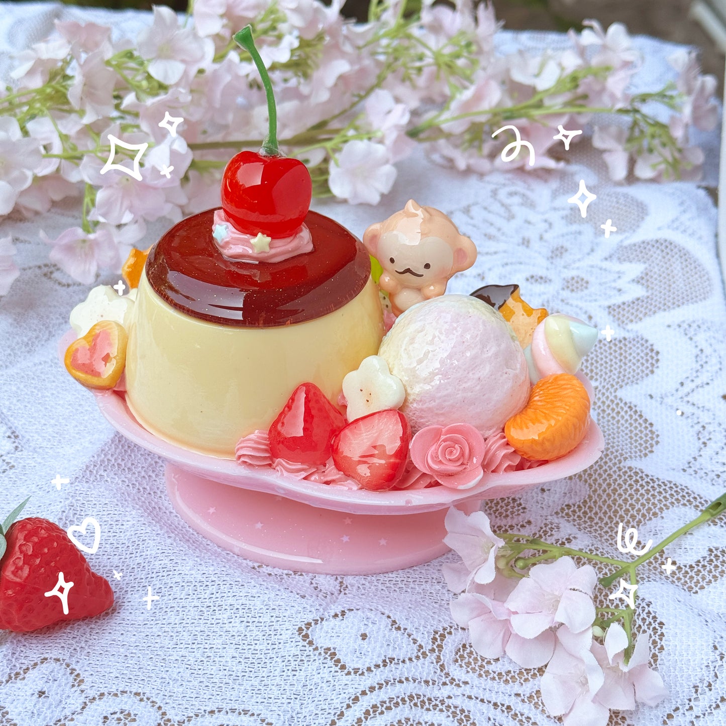 Large Pudding Parfait Trinket Boxes