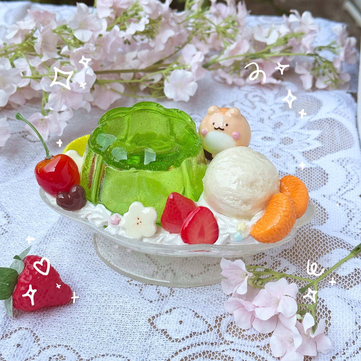 Large Pudding Parfait Trinket Boxes