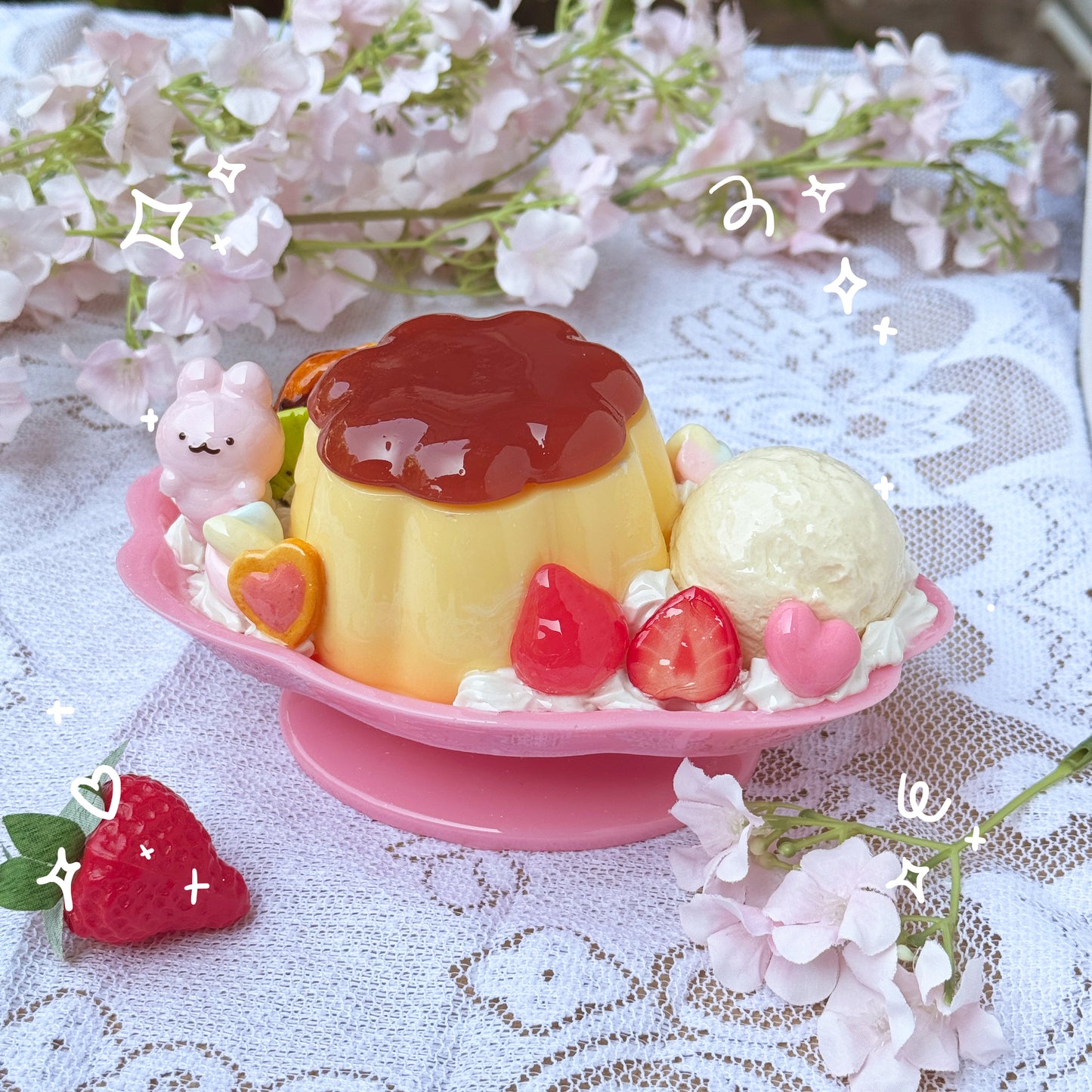 Large Pudding Parfait Trinket Boxes