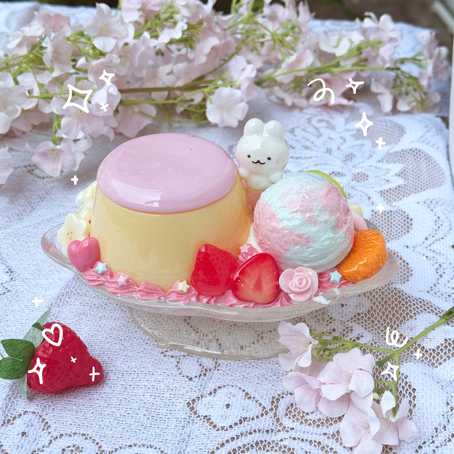 Large Pudding Parfait Trinket Boxes