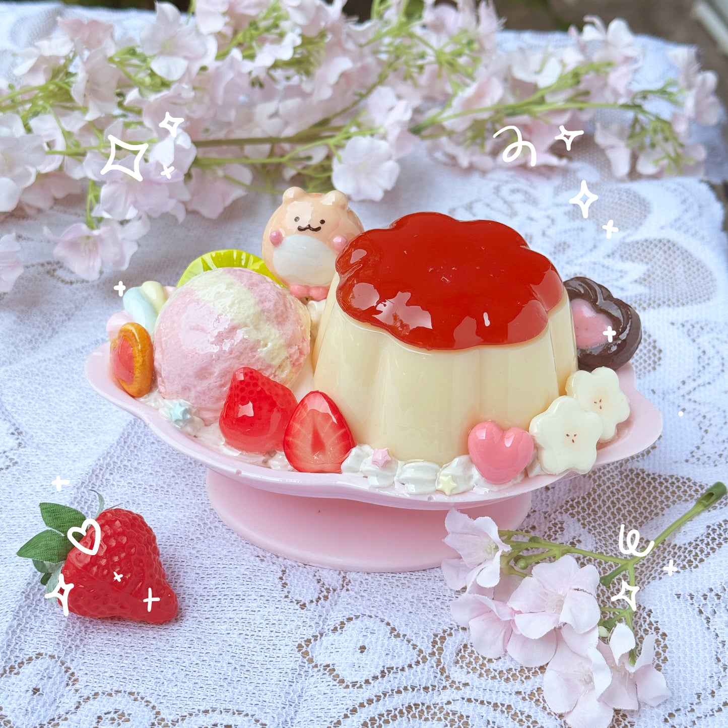 Large Pudding Parfait Trinket Boxes