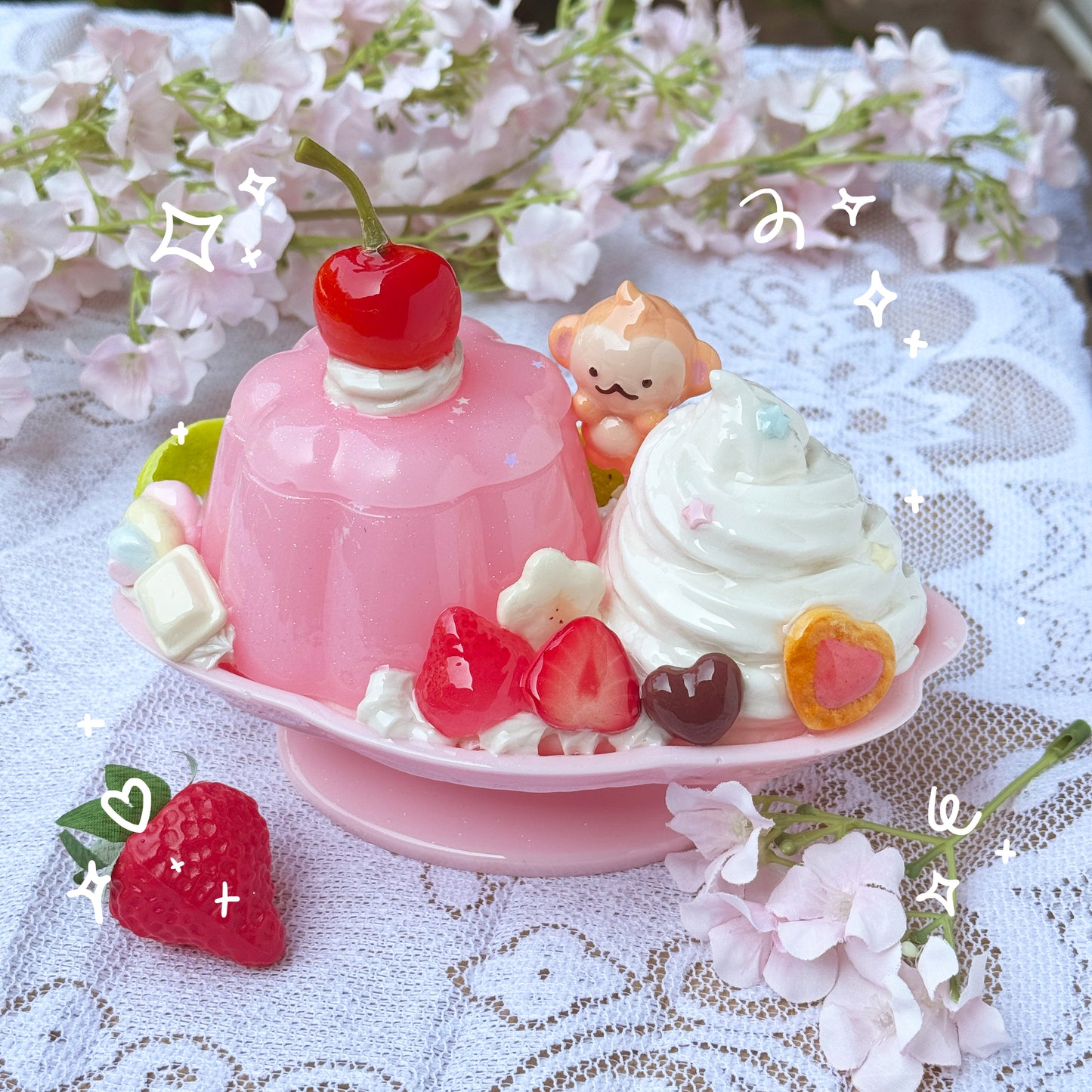 Large Pudding Parfait Trinket Boxes