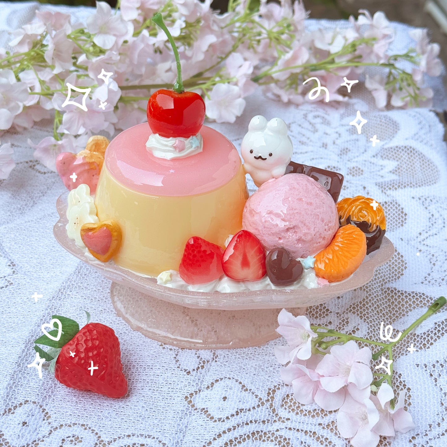 Large Pudding Parfait Trinket Boxes
