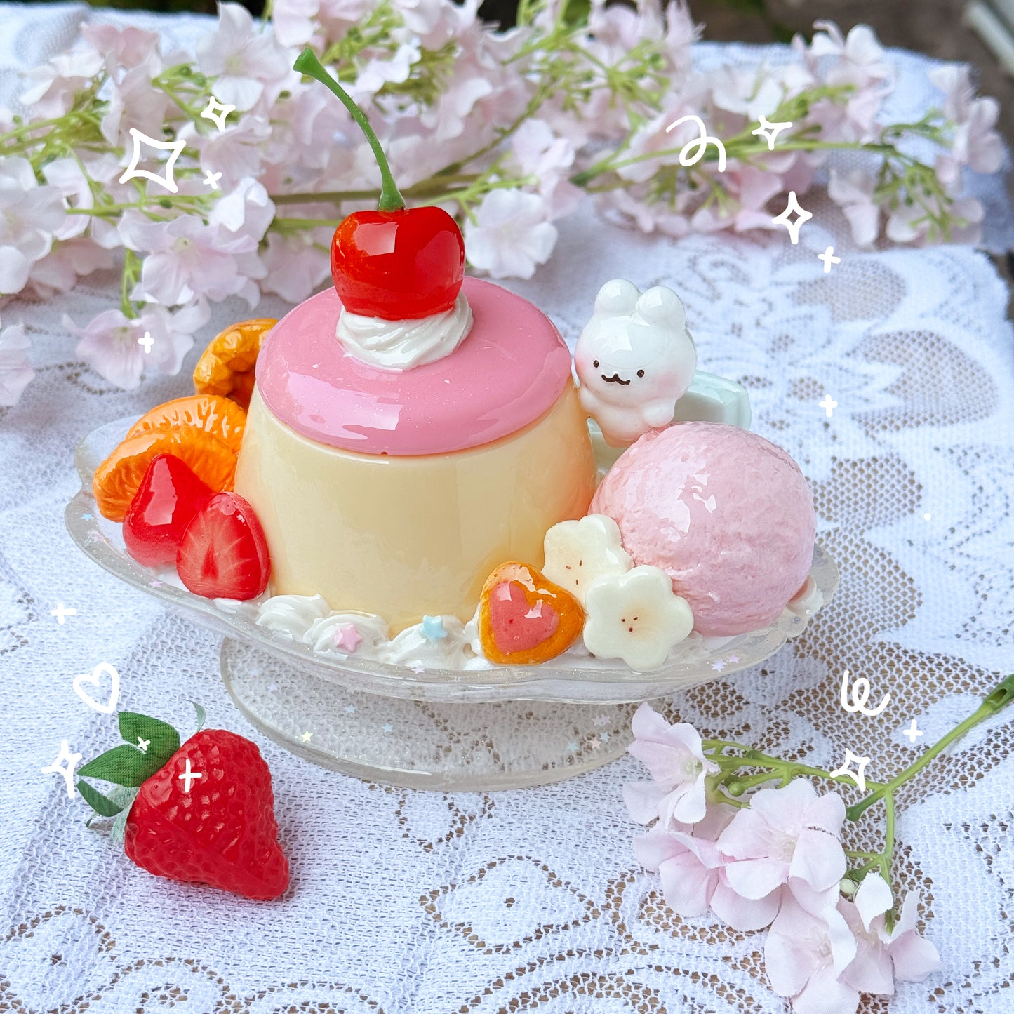 Large Pudding Parfait Trinket Boxes