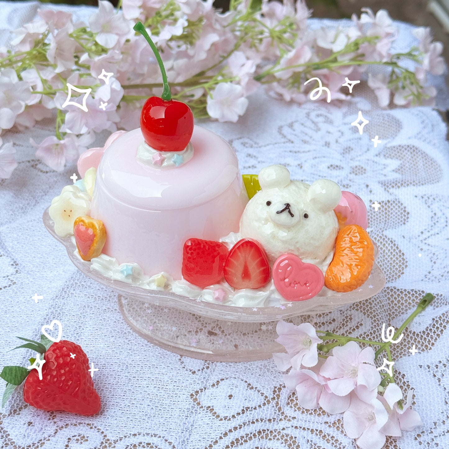 Large Pudding Parfait Trinket Boxes