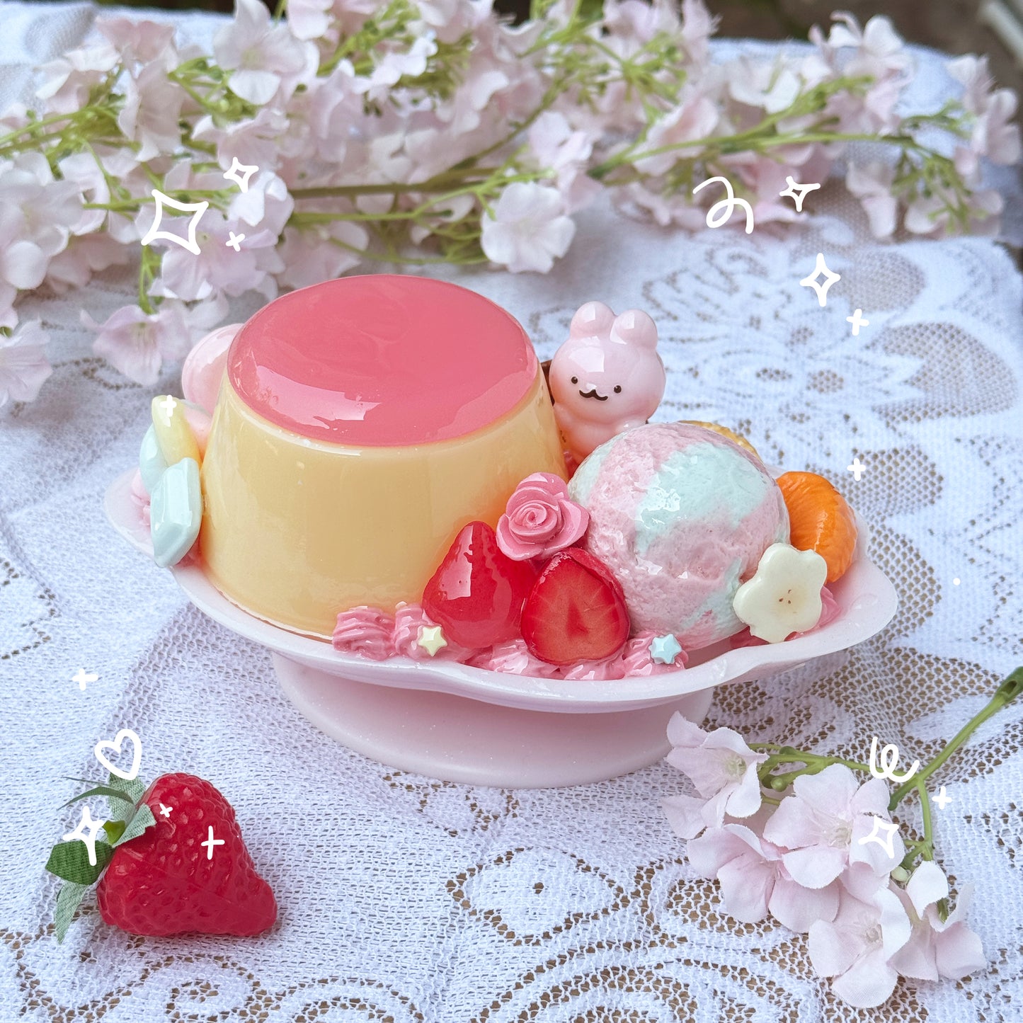 Large Pudding Parfait Trinket Boxes