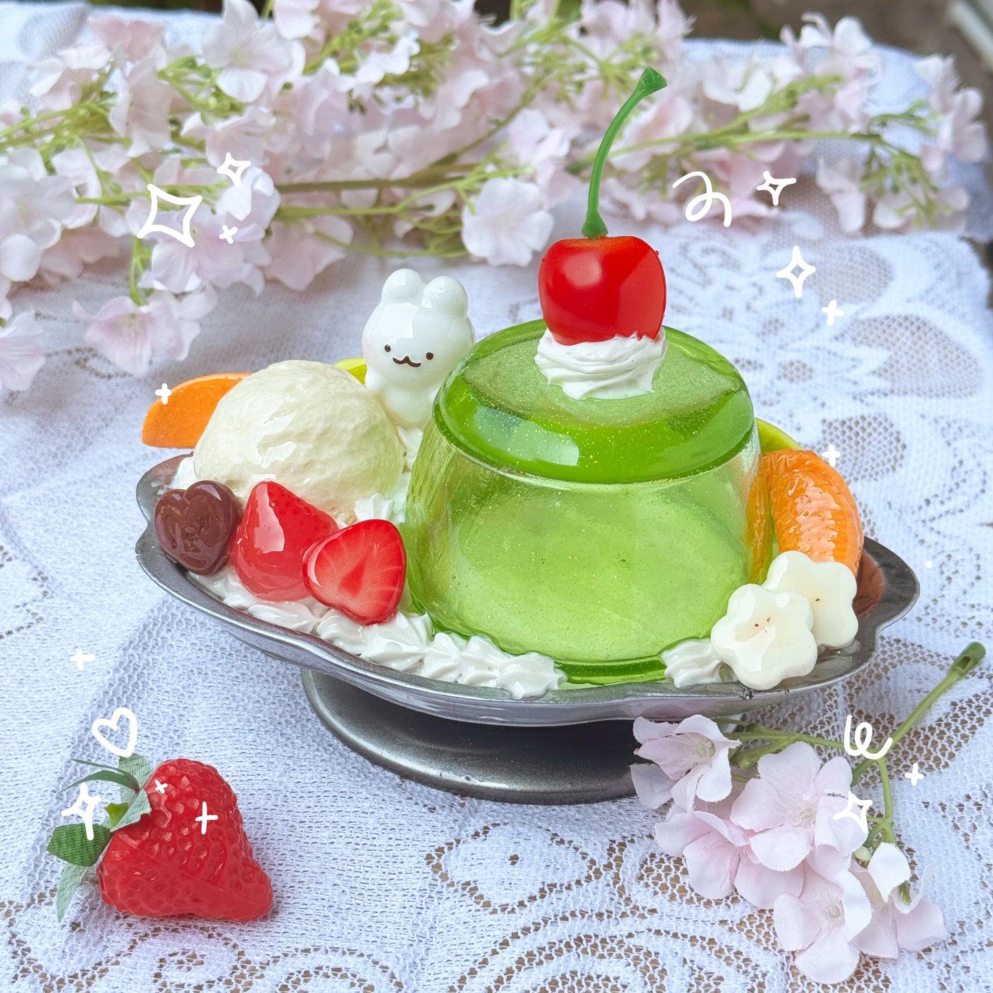 Large Pudding Parfait Trinket Boxes