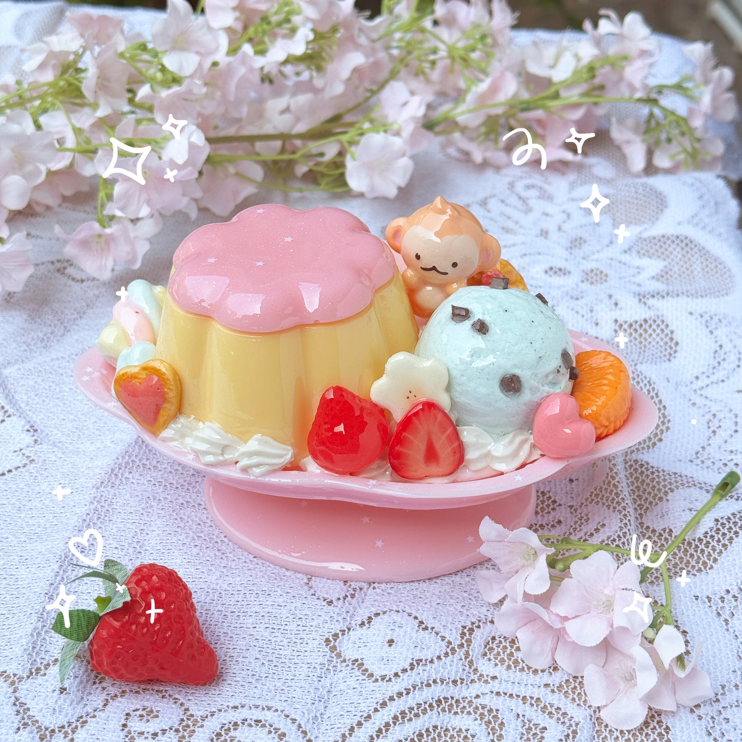 Large Pudding Parfait Trinket Boxes
