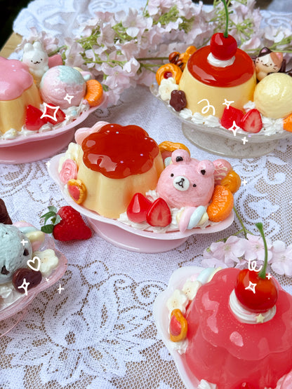 Large Pudding Parfait Trinket Boxes