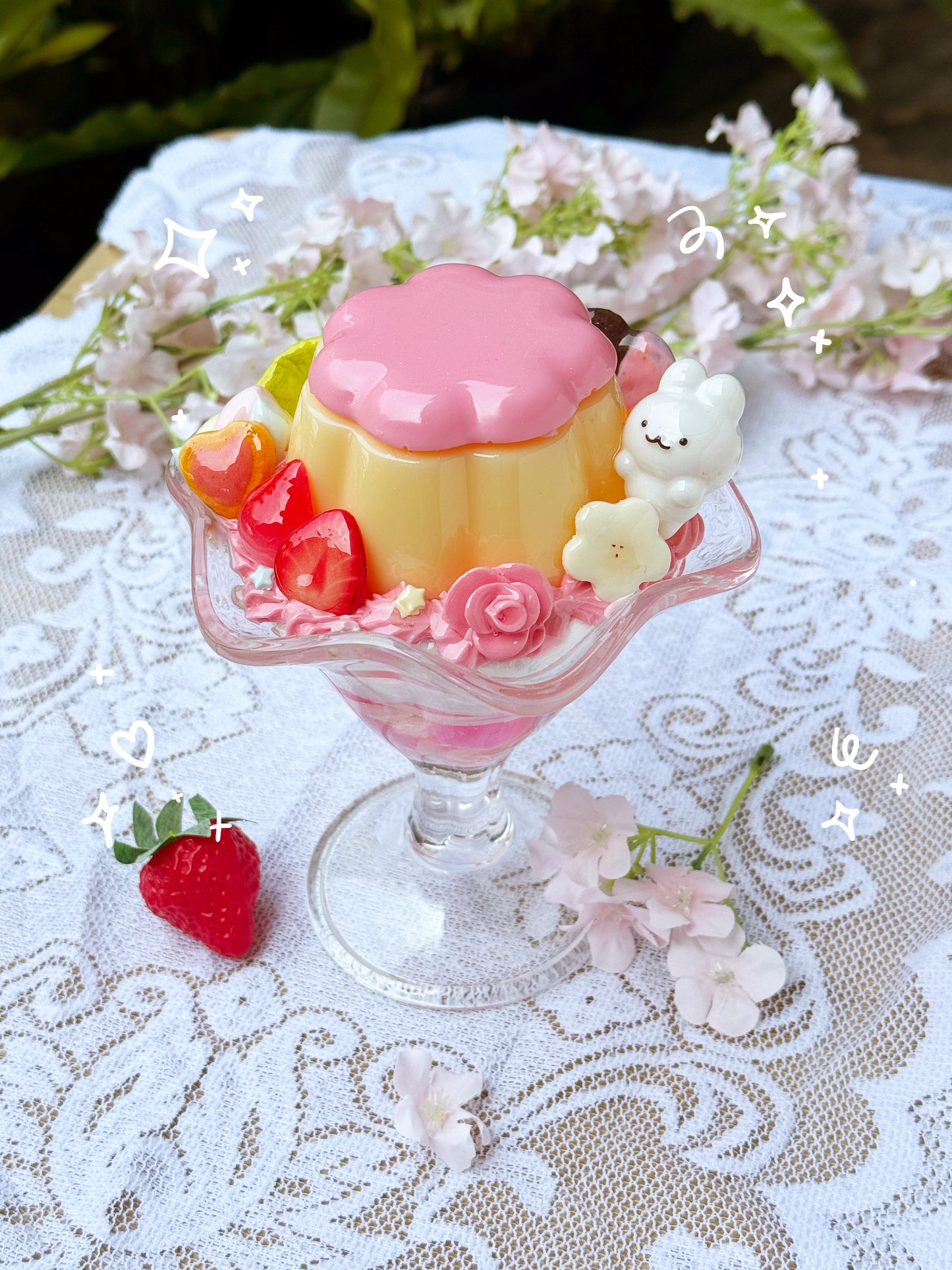 Life-Sized Pudding Parfait Trinket Boxes