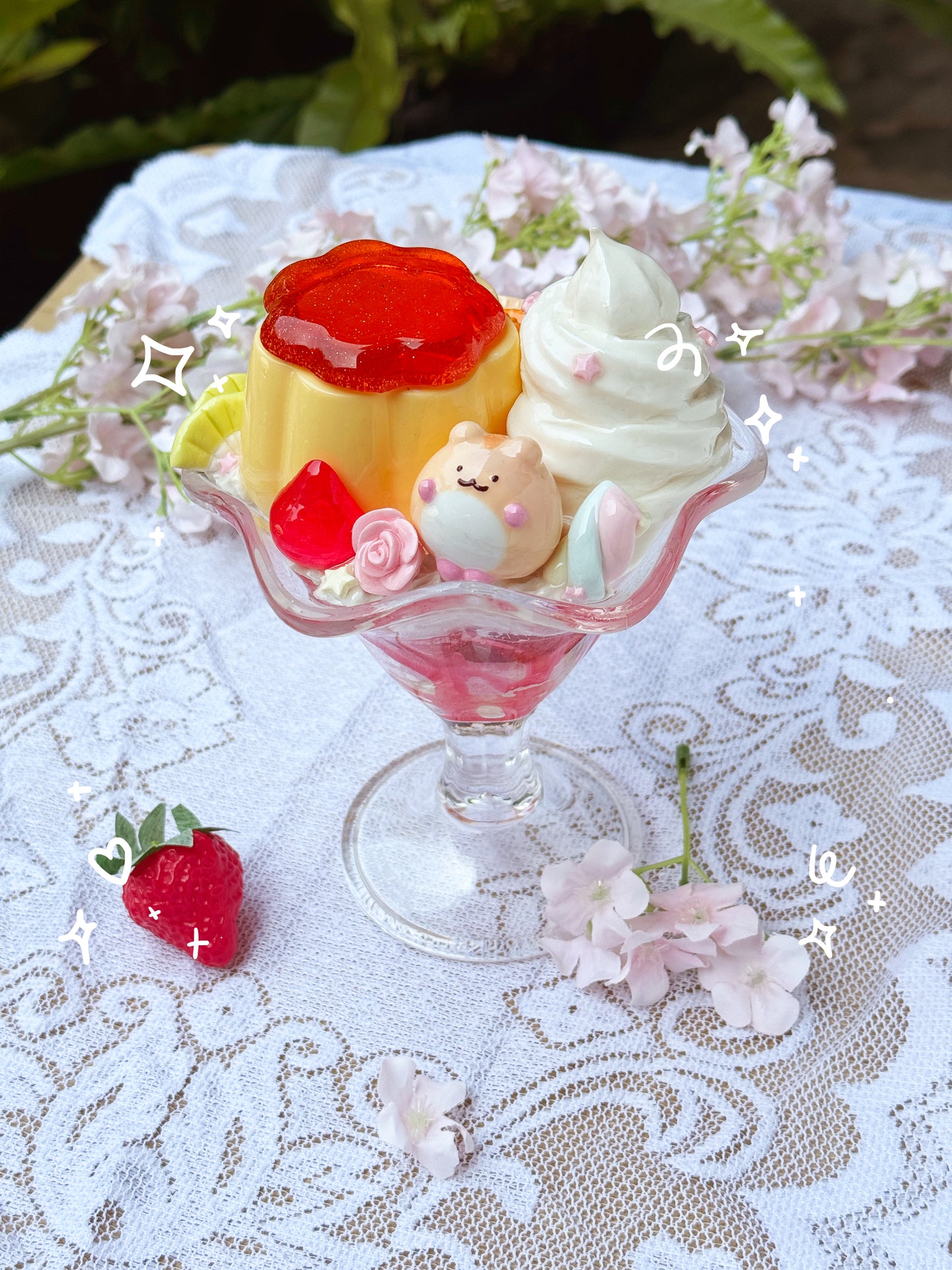 Life-Sized Pudding Parfait Trinket Boxes