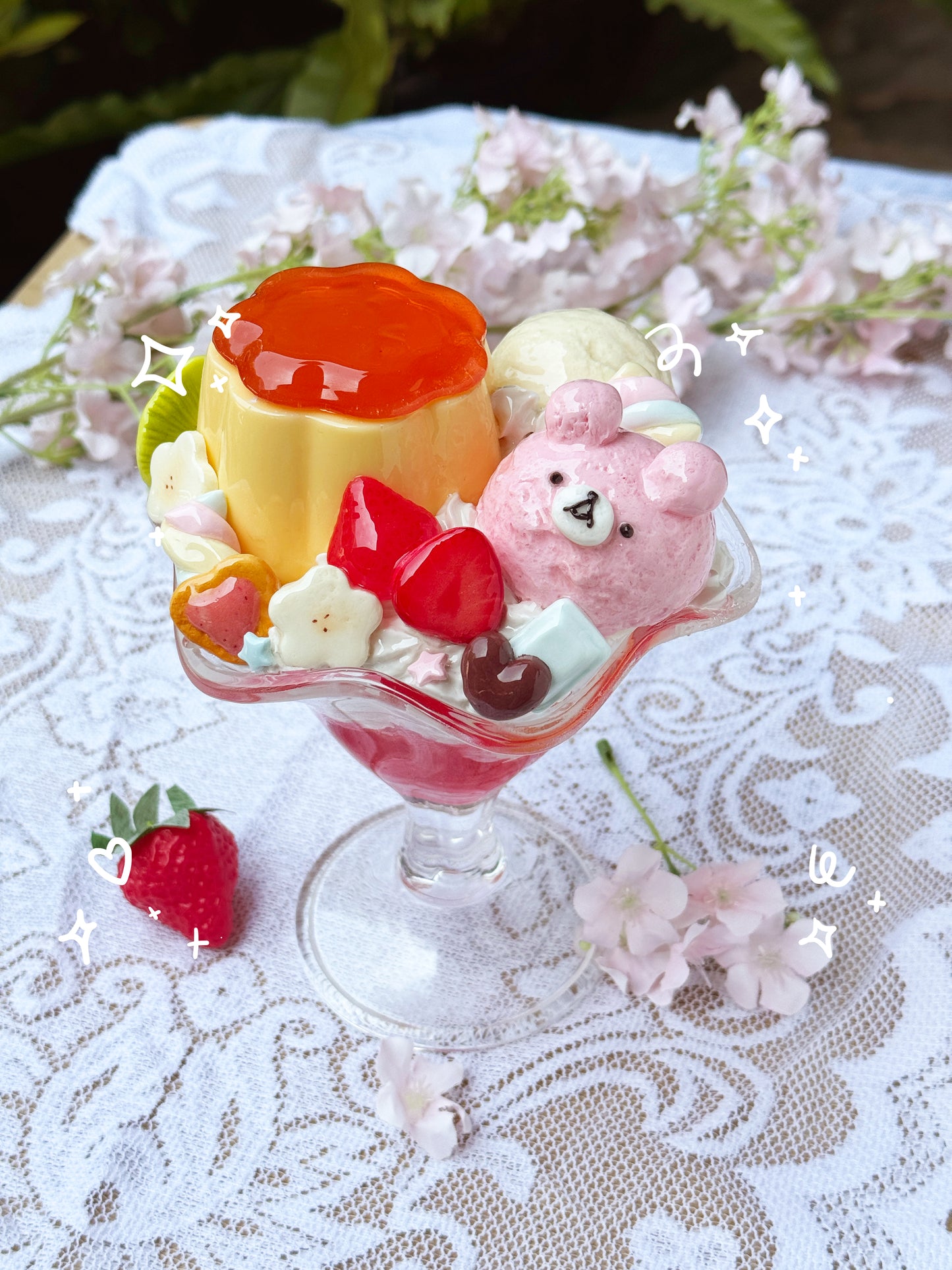 Life-Sized Pudding Parfait Trinket Boxes